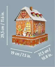 Puzzle Perníková chalúpka 3D LED image 3