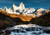 Puzzle Beautiful Mountains: Mount Fitz Roy, Patagonia