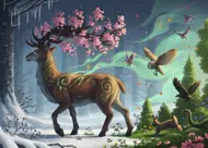 Puzzle Cerf du printemps