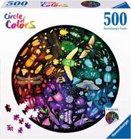 Puzzle Koło kolorów: owady