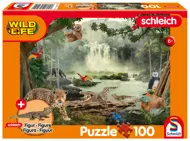 Puzzle V dažďovom pralese + figúrka