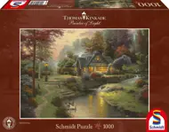 Puzzle Thomas Kinkade: Víkendház a patak mellett image 2