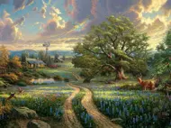 Puzzle Thomas Kinkade: Život na vidieku