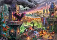 Puzzle Poškodený obal Kinkade: Disney, Maleficent