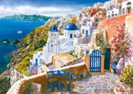 Puzzle Sam Park: Pohľad zo Santorini