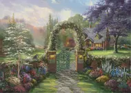 Puzzle Thomas Kinkade: Hummingbird Cottage