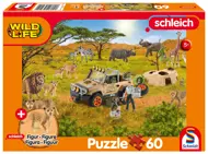 Puzzle Na Savane + figúrka