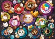 Puzzle Pisici de artă a cafelei