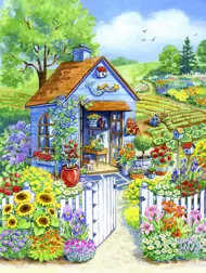 Puzzle Cesta k záhradnej chatke