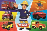 Puzzle Požiarnik Sam