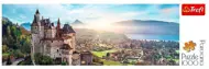 Puzzle Panorama zamku Menthon we Francji