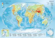 Puzzle Fyzická mapa sveta