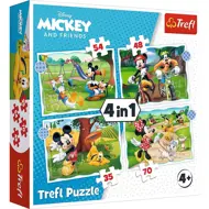 Puzzle 4in1 Mickey Mouse: Nice Day