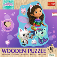 Puzzle Veselá Gabi drevená image 3