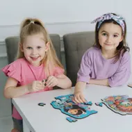 Puzzle Veselá Gabi drevená image 5