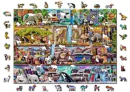 Puzzle Aimee Stewart: Úžasná ríša zvierat - drevené