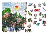 Puzzle Wasserfälle im japanischen Holzgarten image 5
