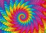 Puzzle Psychedelischer Regenbogen