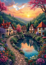 Puzzle The Village by the Water