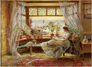 Puzzle Reading by the Window