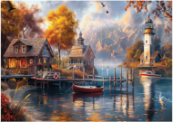 Puzzle Jesień nad jeziorem