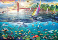 Puzzle Most w zatoce Frisco
