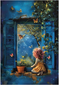 Puzzle Notte blu