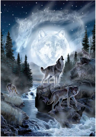 Puzzle Moon Wolf