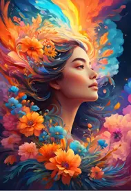 Puzzle Flower Spirit