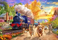 Puzzle Po vlaku
