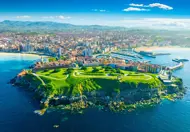 Puzzle Pogled na Gijón - Asturija, Španija