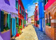 Puzzle Colorful Houses: Burano