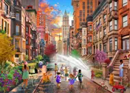 Puzzle Días calurosos de verano en Nueva York