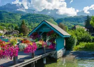 Puzzle Widok na jezioro Annecy