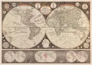 Puzzle Antique world map 