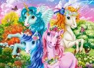 Puzzle Süßes Einhorn-Selfie