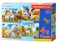 Puzzle Milujúce zvieratá
