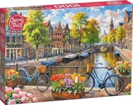 Puzzle Amsterdamské tulipány