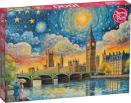 Puzzle Impresionistické nebe nad Londýnem