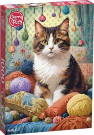 Puzzle Knitty Cat