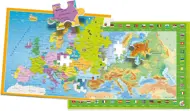 Puzzle Obojstranná mapa Európy (poľský jazyk) image 2
