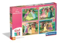 Puzzle 4v1 Disney Princess