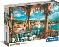 Puzzle Balkónový výhľad na jazero Como