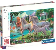 Puzzle Jednorožci pri vodopáde