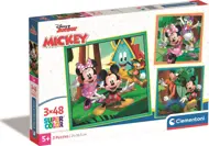 Puzzle 3x48 Mickey și prietenii