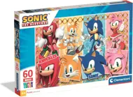 Puzzle Sonic, a sündisznó - 60 darabos maxi