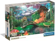 Puzzle Starý dom na topánky