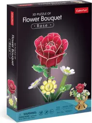 Puzzle 3D-Puzzle Kytica ruží