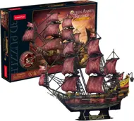 Puzzle 3D-Puzzle Plachetnice Queen Anne's Revenge