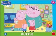 Puzzle Peppa v obývačke